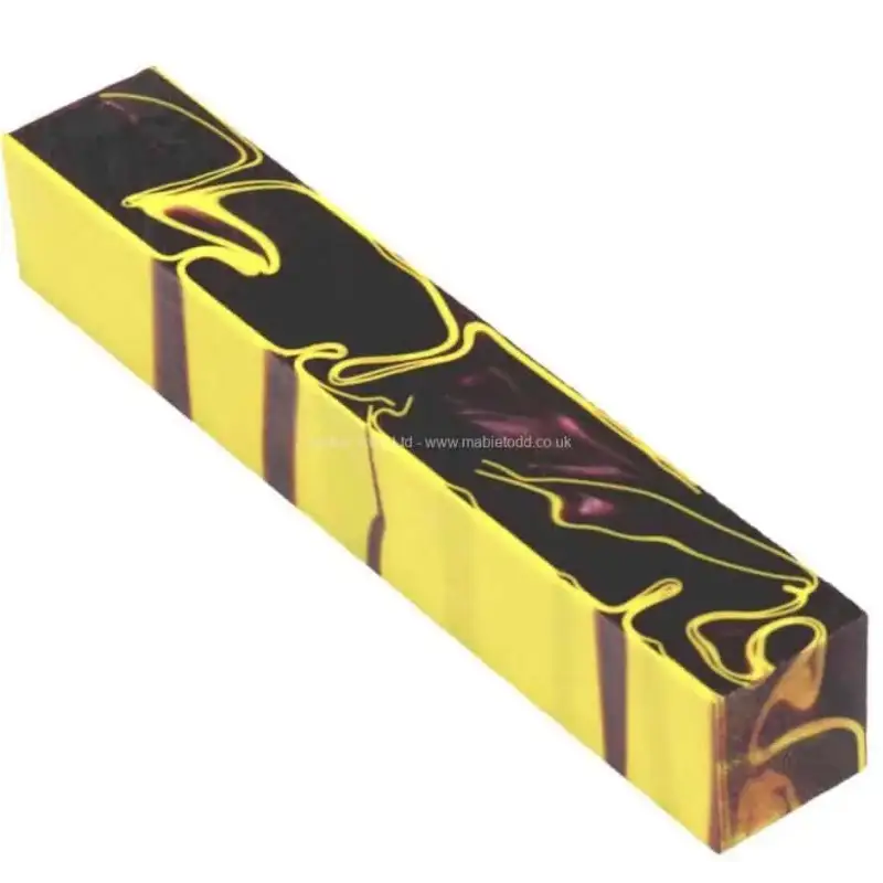 Acid Storm - Acrylic Kirinite Pen Blank - Kirinite Pen Blanks