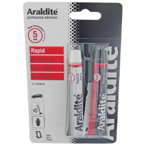 Araldite Rapid Epoxy (5 Minutes) ARAL-TUBE-15ML - Glue & Adhesives