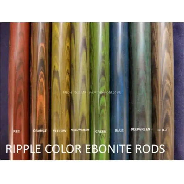 Black Ebonite Pen Blanks Ebonite-BLA-18-200-1 - 18mm, 200mm / Single - Ebonite Pen Blanks