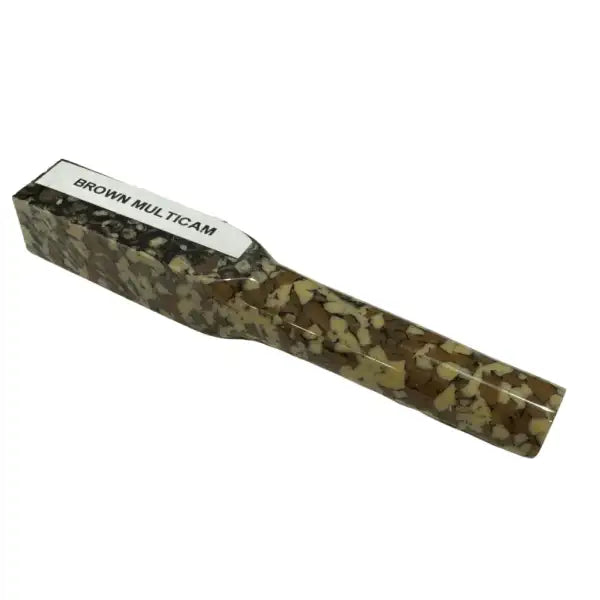 Brown Multicam Kirinite Pen Turning Blank KIR-PB-BRO-MUL - Kirinite Pen Blanks
