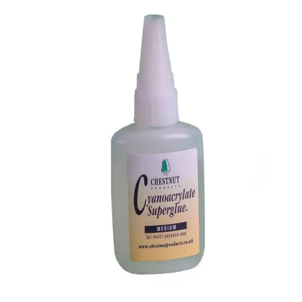 CA Glue - Medium - Chestnut Products CHES-MED-CA-50G - Glue