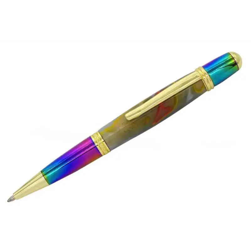 Cerra Pen Kit - Gold & Multi colour - Pen Turning Kits