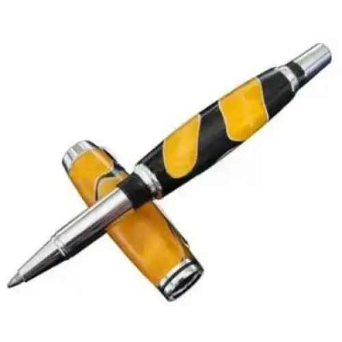 Chrome Jr Gentleman Roller Ball Pen Kit (upgraded version) - Rollerball Pen Kits