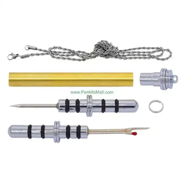 Chrome Seam Ripper Necklace Kit 5060592533565 - Seam Rippers