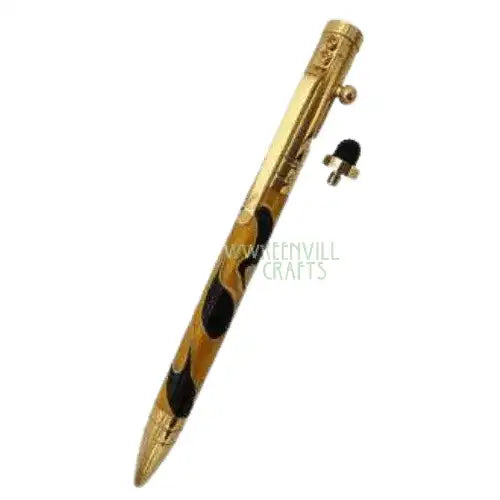 Gold - Rifle Bolt TEC Pen Kit 5060592532674 - Rifle Bolt Tec Pen Kit