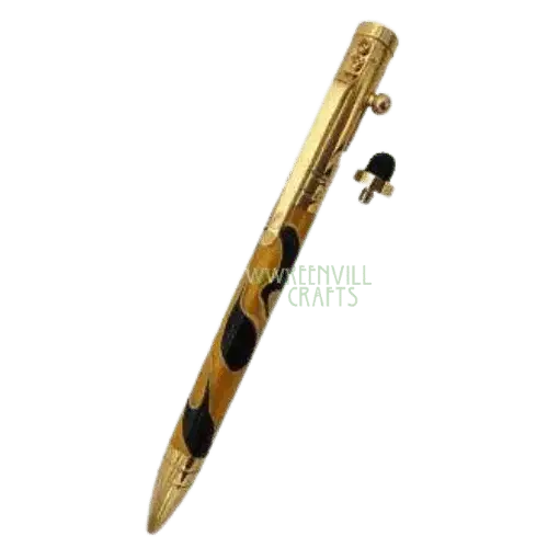 Gold - Rifle Bolt TEC Pen Kit - Rifle Bolt Tec Pen Kit