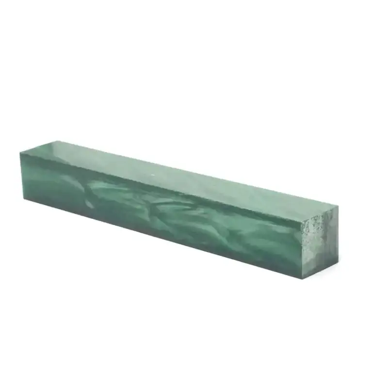 Green Pearl - Acrylic Kirinite Pen Blank - Kirinite Pen Blanks