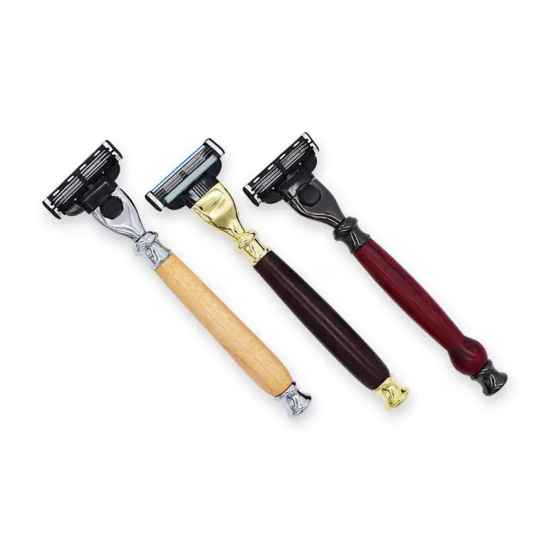 Gun Metal Mach 3 Razor Handle Kit