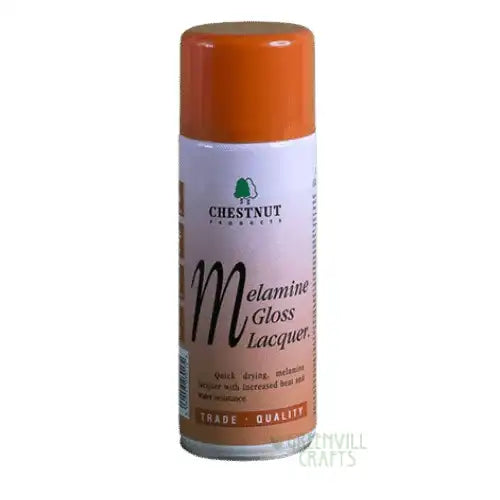 Melamine Gloss Lacquer - 400ml - Aerosol - Chestnut Products CHESS-MGLA-400ML - Lacquer / Oils