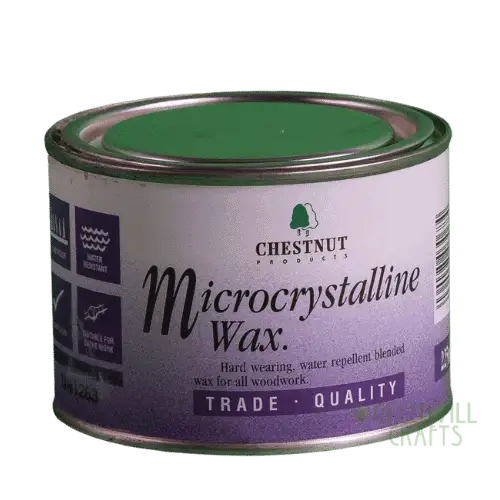 Microcrystalline Wax -225ml Tin - Chestnut Products - Finishing Waxes