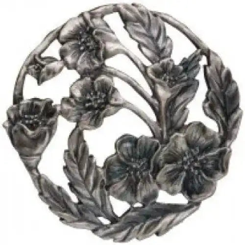 Poppy - Decorative Pewter Lid (Potpourri) RS-PL12 - craft kits