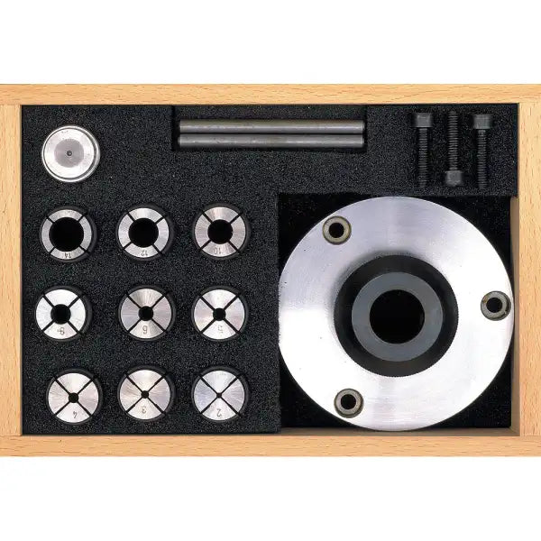 Proxxon Collet Chuck & 10 Collets For PD 400 P-24419