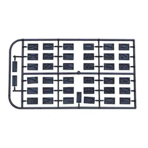 Proxxon Set Of Letters & Figures For GE70 Engraver P-27104