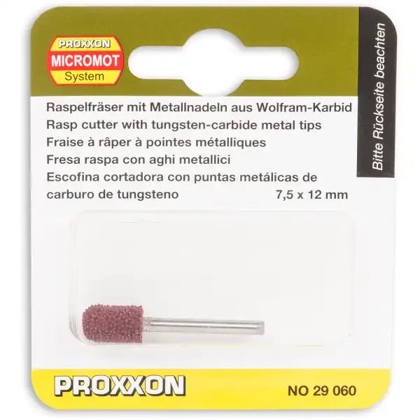 Proxxon TCT Conical Rasp 8 X 12 mm P-29062