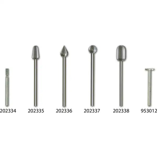 Proxxon Wolfram vanadium milling bits HSS Cutters 6 mm (2 Pack) P-28724
