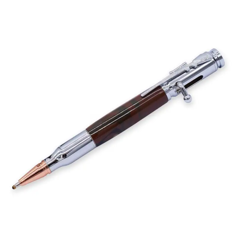 Rifle Bolt Pen Kit - Chrome - Pen Kit