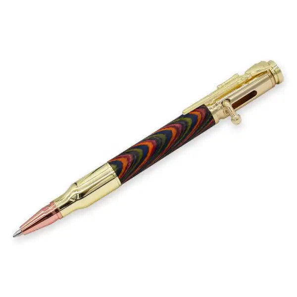Rifle Bolt Pen Kit - Gold Rifle-GLD - Rifle Bolt Pen Kits
