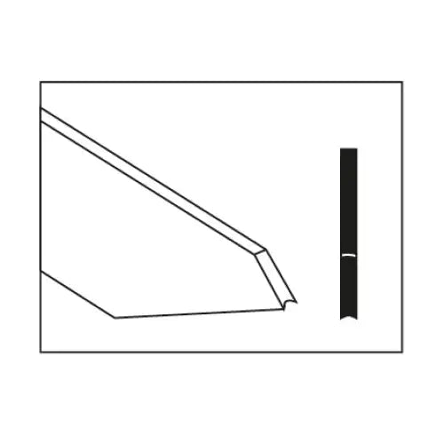 Robert Sorby Slim Fluted Parting Tool (832H) RS-B832023 - Woodturning tools