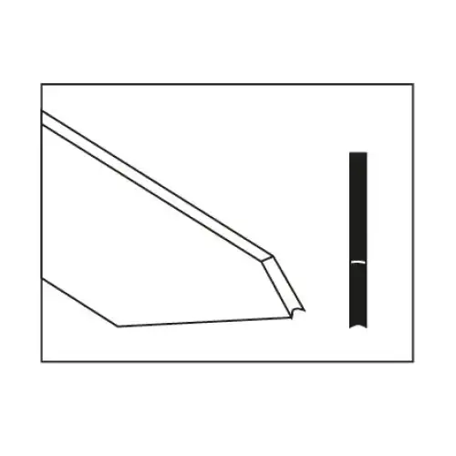 Robert Sorby Slim Fluted Parting Tool (832H) - Woodturning tools