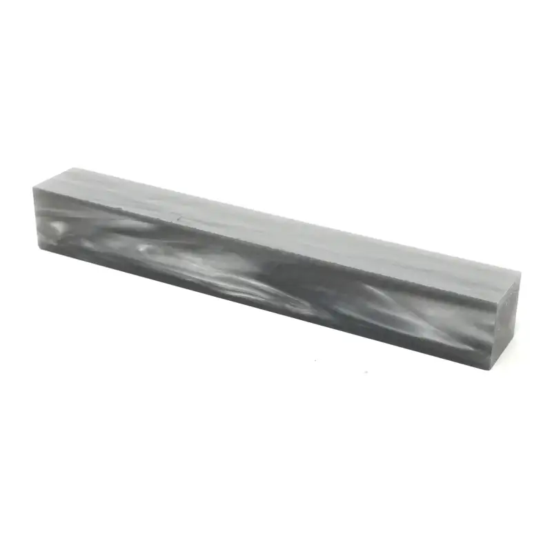 Silver Pearl - Acrylic Kirinite Pen Blank - Kirinite Pen Blanks