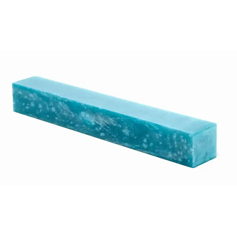 Turquoise Ice - Acrylic Kirinite Pen Blank - Kirinite Pen Blanks