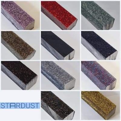 Kirinite Stardust Glitter Pen Blanks Harrogate