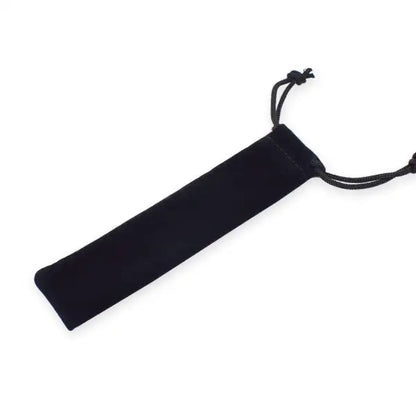 10 pack Velvet Drawstring Pen Pouches - Black - Pen Cases