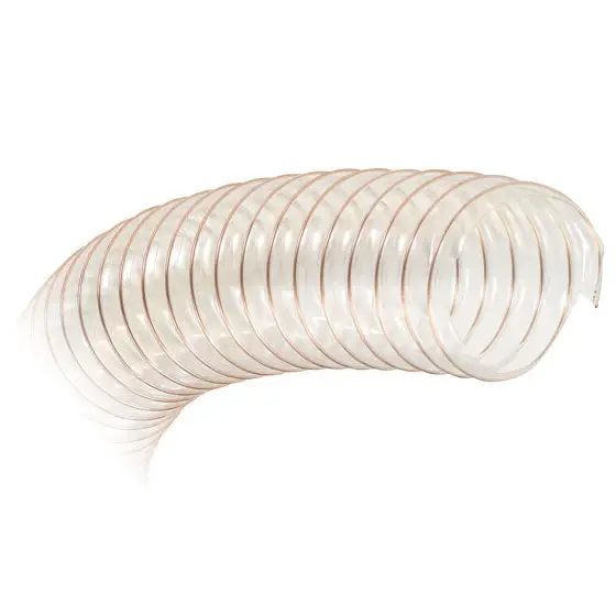 2 metre 100mm Dust Extraction Hose left hand Helix - Dust Extraction Accessories