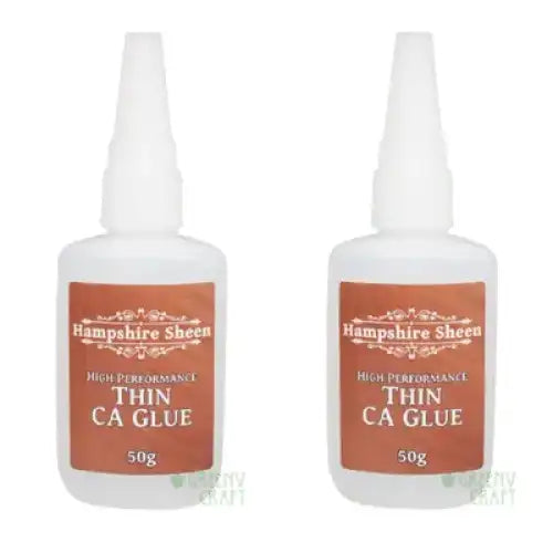 2 X 50g Thin CA Glue - Hampshire Sheen - Glue & Adhesives