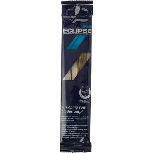 24 Tpi Coping Saw Blades - Pack of 10 - Eclipse 71-CP24R