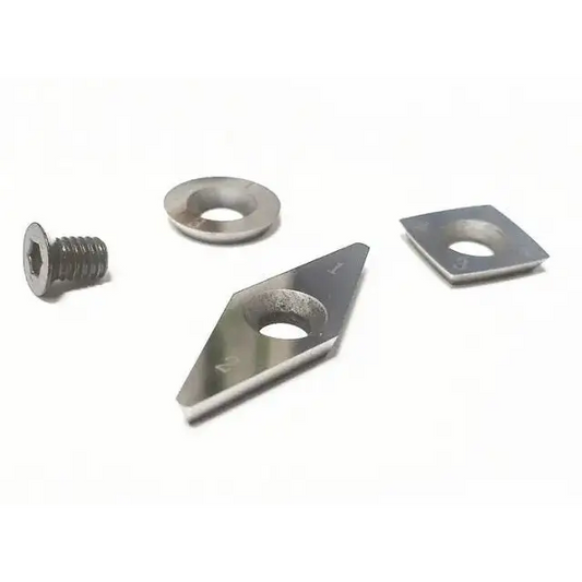 3 Piece Carbide Mini Turning Tool Cutter Set - Spares