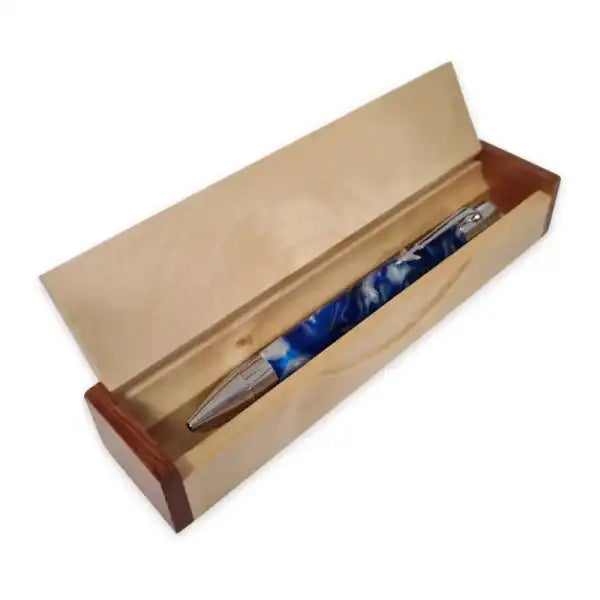 3 X Single Pen Wooden Presentation Box (Square) CS-BOX-5X3
