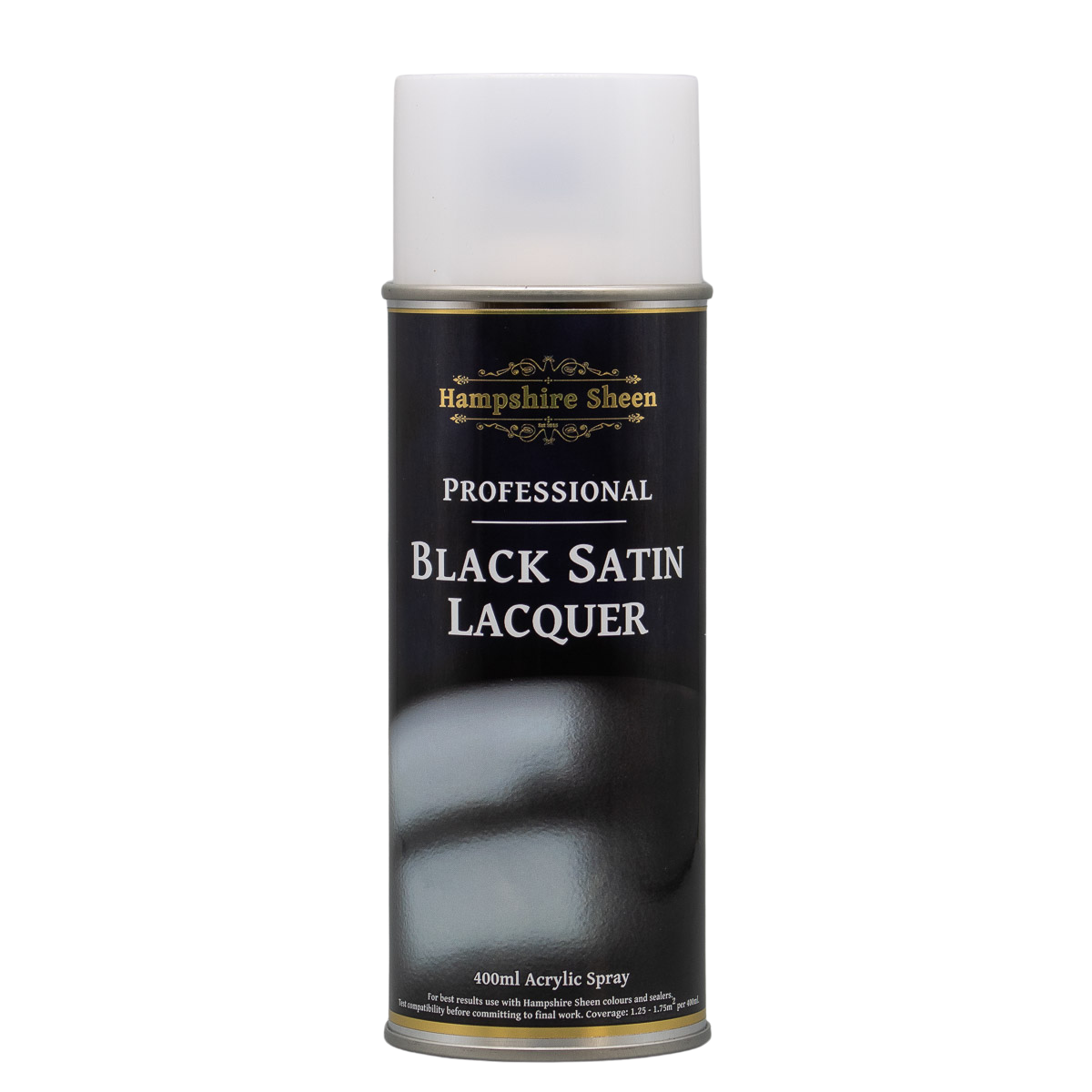 Pro Black Satin Lacquer Spray - Hampshire Sheen