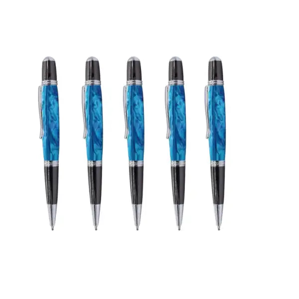 5 Pack - Cerra Pen Kit - Chrome & Gun Metal - Pen Kits
