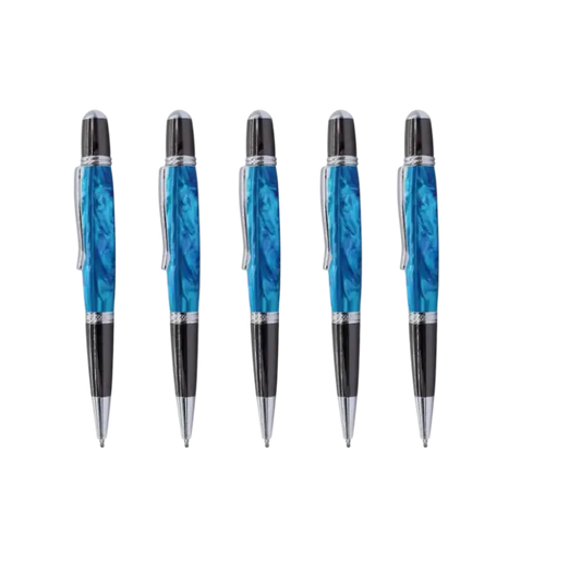 5 Pack - Cerra Pen Kit - Chrome & Gun Metal - Pen Kits