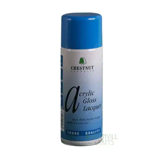 Acrylic Gloss Lacquer - 400ml - Aerosol - Chestnut Products CHES-AGL-400 - 400ml - Lacquer / Oils