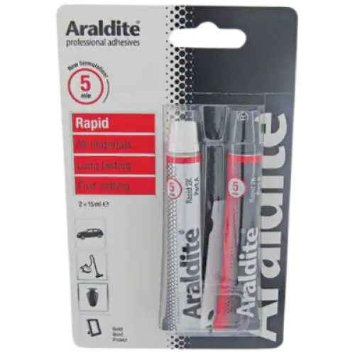 Araldite Rapid Epoxy (5 Minutes) - Glue & Adhesives