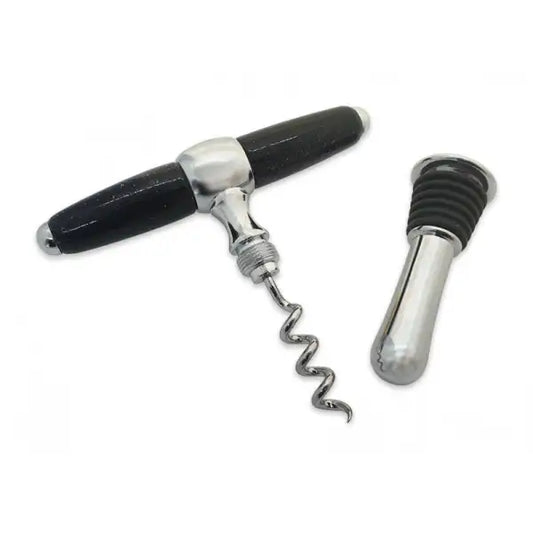 Artisan Handled Corkscrew Bottle Stopper Kit