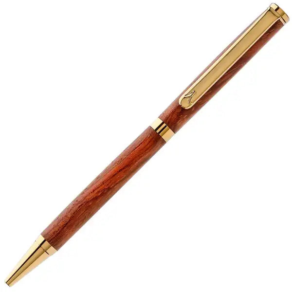 Artisan Twist Slimline Pen Kit - Gold Titanium (A Logo) PK-ART-SLIM-GLD-TIT - pen kit