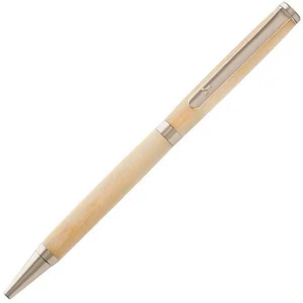 Artisan Twist Slimline Pen Kit - Satin Nickel (With A Logo) PK-ART-SLIM-SAT-NIC - Pen Kit