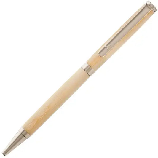 Artisan Twist Slimline Pen Kit - Satin Nickel (With A Logo) PK-ART-SLIM-SAT-NIC - Pen Kit