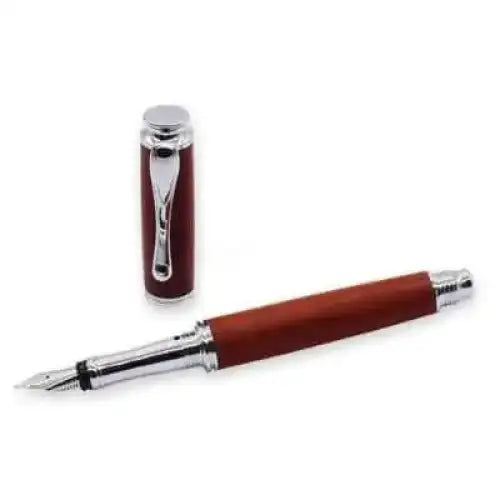 Aston Fountain Pen Kit Aston-CHR-FP - Chrome - Fountain Pen Kits
