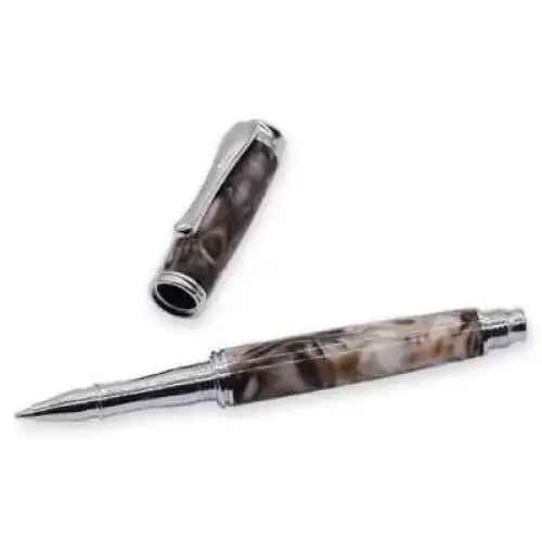 Aston Rollerball Pen Kit - Chrome - Rollerball Pen Kits