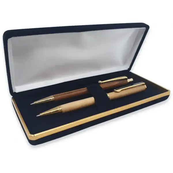 Black Velvet Double Pen Box X 3
