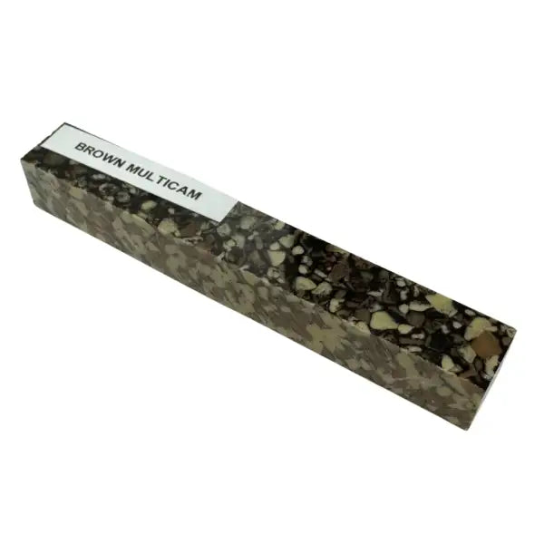 Brown Multicam Kirinite Pen Turning Blank - Kirinite Pen Blanks