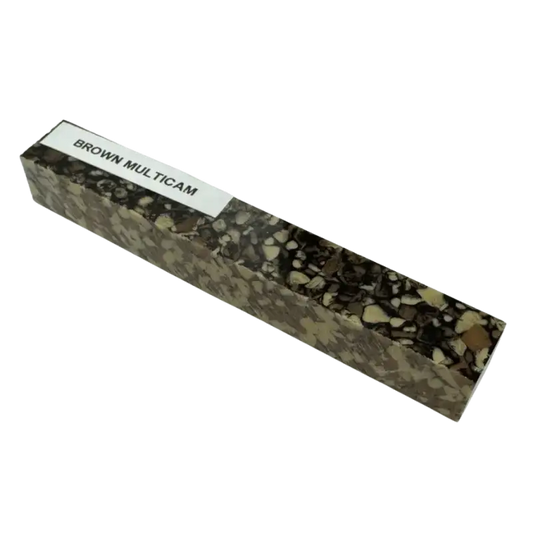 Brown Multicam Kirinite Pen Turning Blank - Kirinite Pen Blanks
