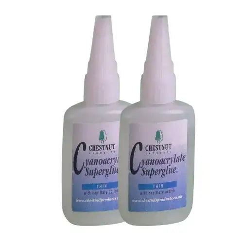 CA Glue - Thin - 2 Pack - Chestnut Products CP-2xTHINCA - glue