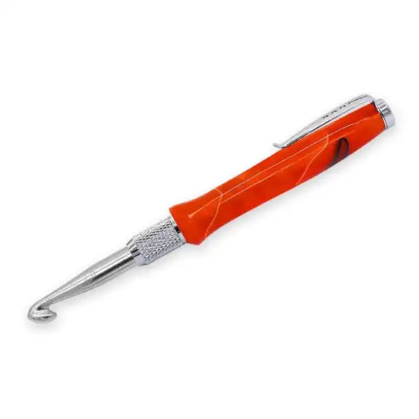Chrome Crochet Hook Kit (Knurled)