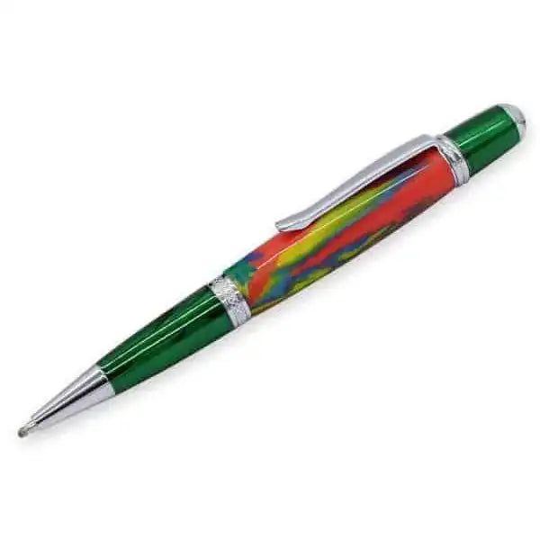 Chrome & Green Cerra Pen Kit