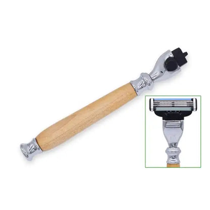 Chrome Mach 3 Razor Handle Kit